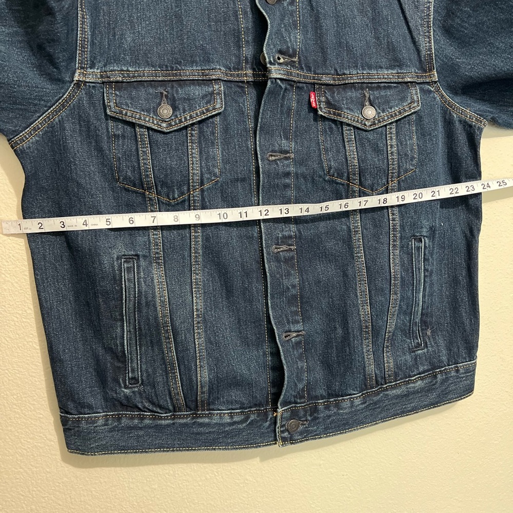 LEVI’S DENIM TRUCKER Jacket Blue Size Large  For Men’s- New - Picture 6 of 6